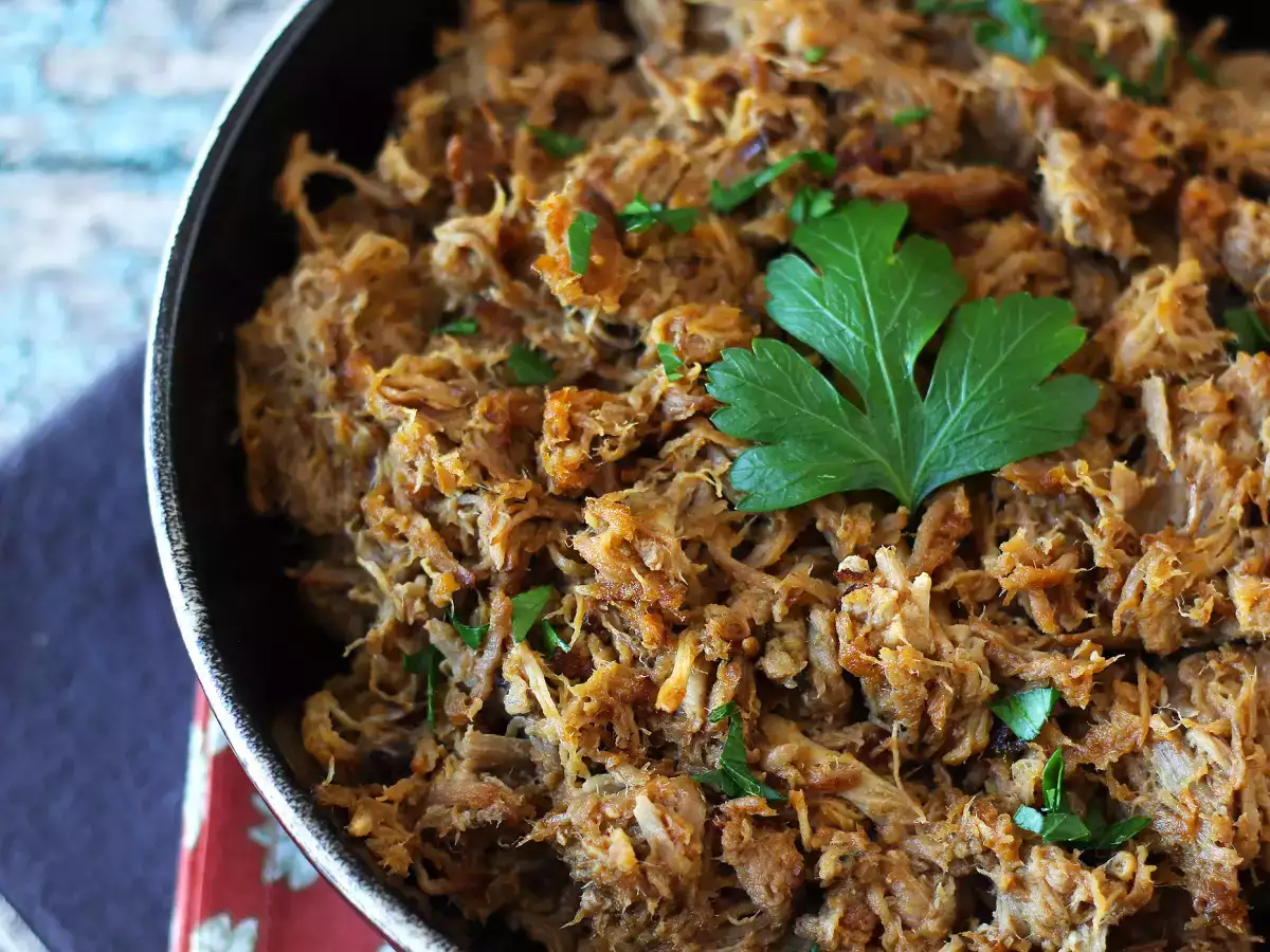 Recette Pulled pork ou porc effiloché au cookeo