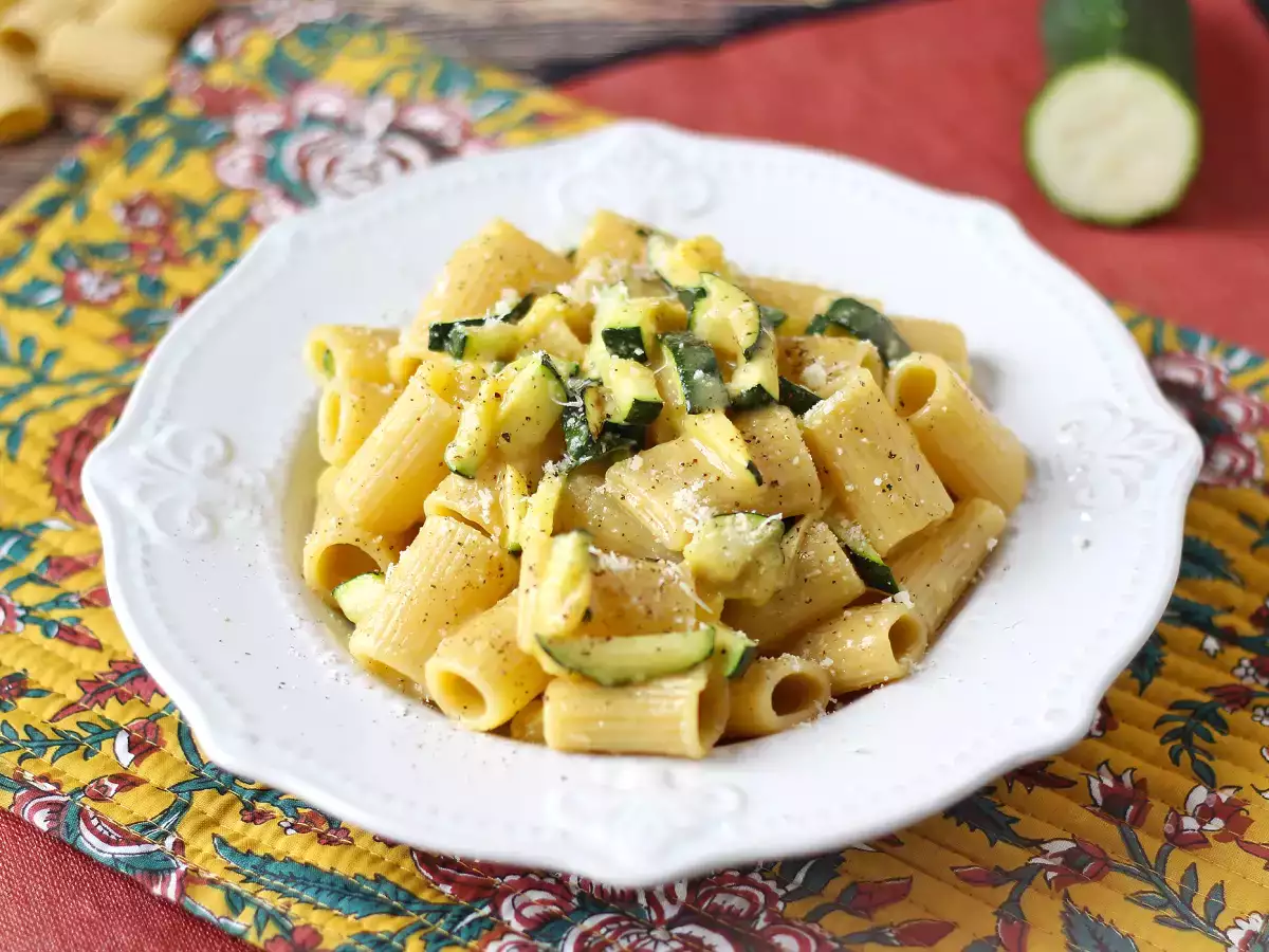 Recette Carbonara aux courgettes : la recette végétarienne facile à réaliser