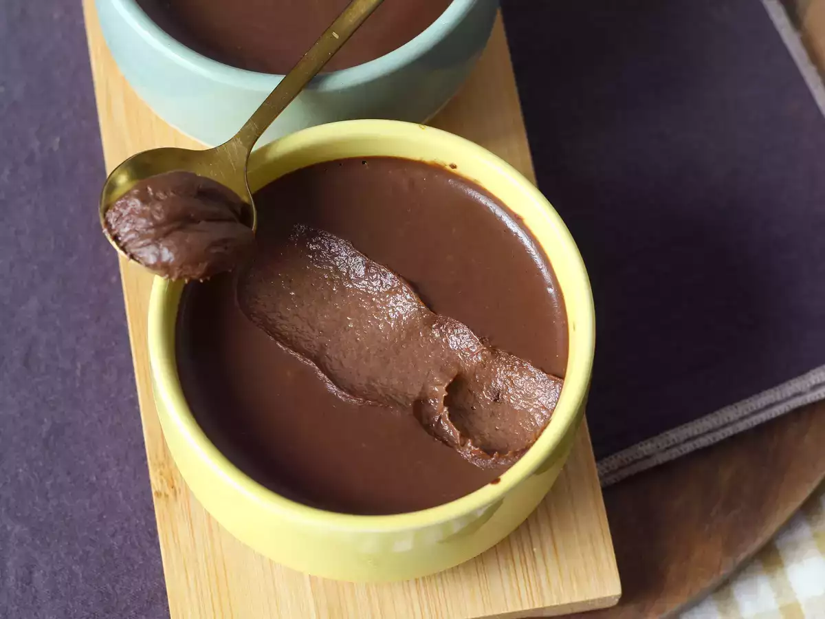 Recette Crème dessert chocolat banane avec seulement 3 ingrédients!