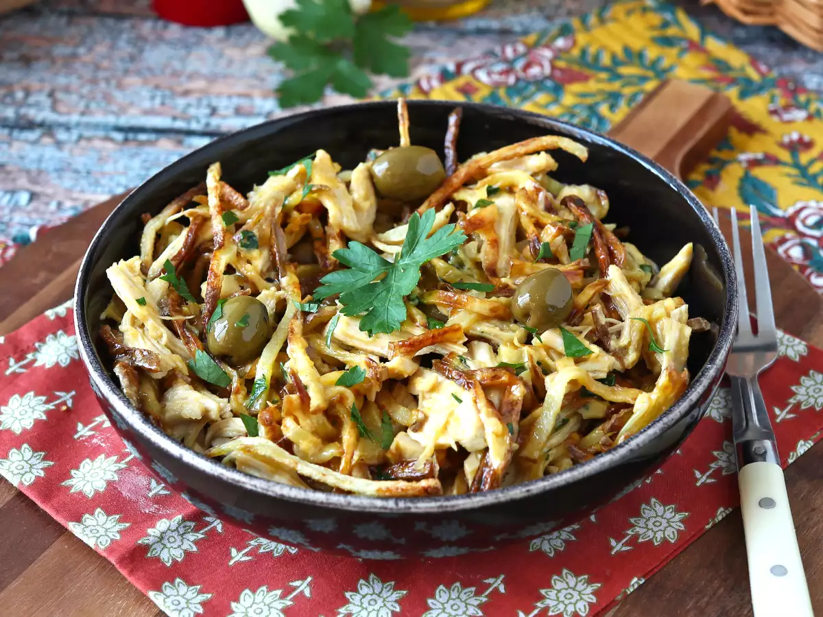 Recette Frango à brás : le plat portugais parfait pour utiliser un reste de poulet