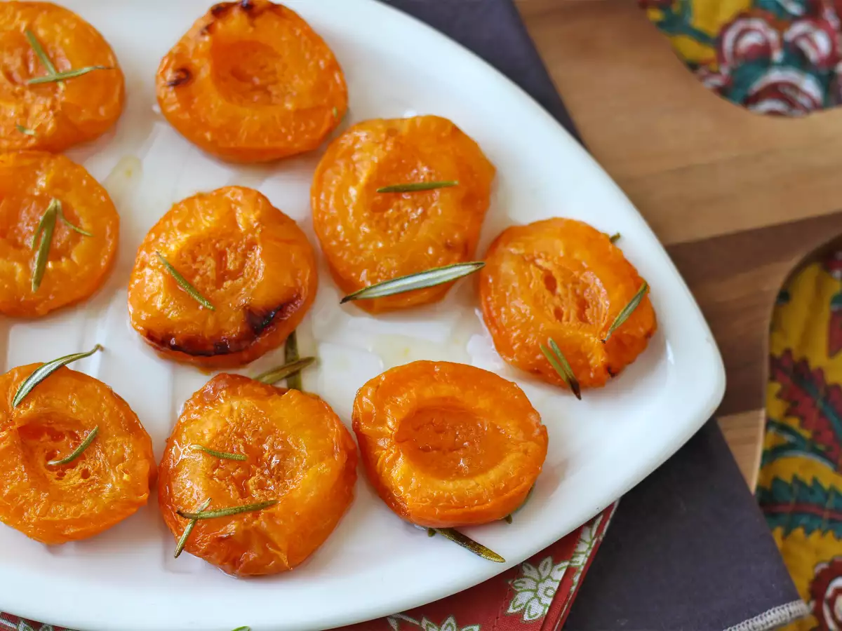 Recette Abricots rôtis au air fryer