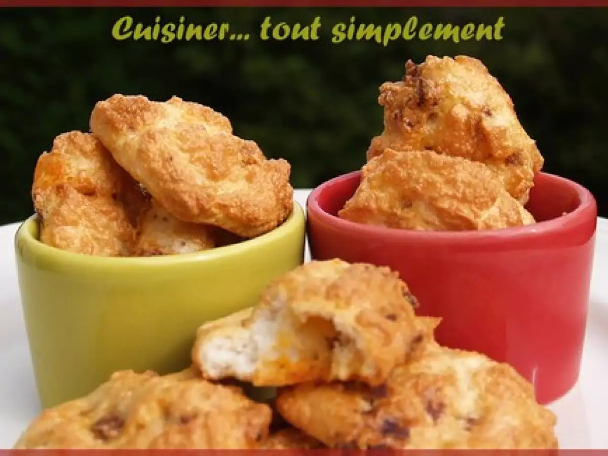 Recette Petites bouchées croquantes au chorizo et au parmesan