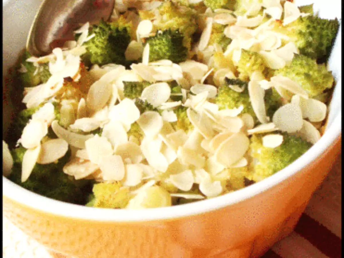 Recette Chou romanesco gratiné au gorgonzola et aux amandes