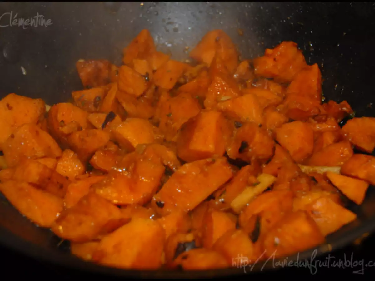 Recette Patate douce au gingembre