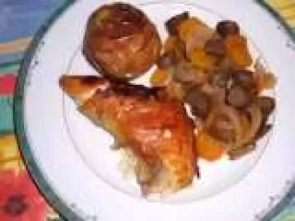 Pintade au cidre et aux épices