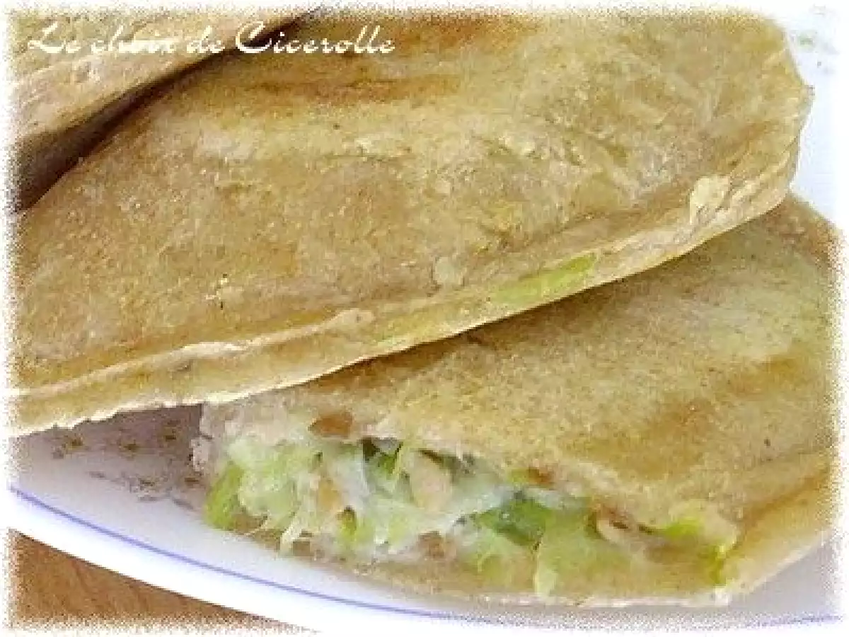 Recette Petits chaussons au poireau et au boursin