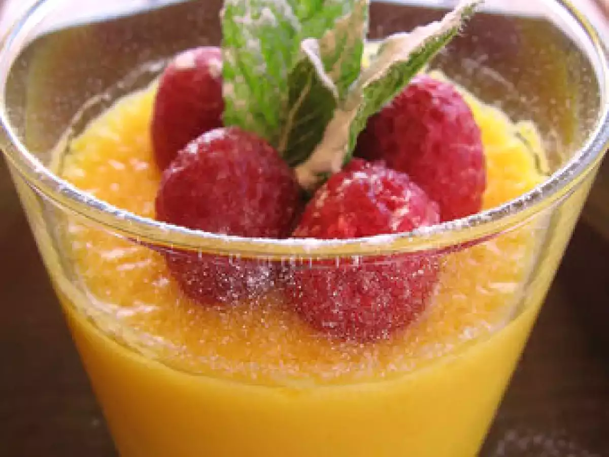 Recette Petite crème à l'orange : retour du light