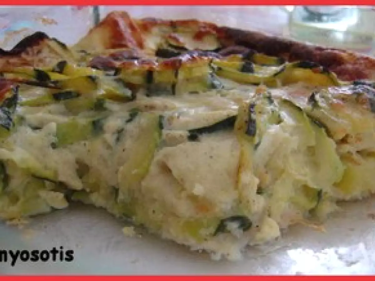 Recette Flan aux courgettes