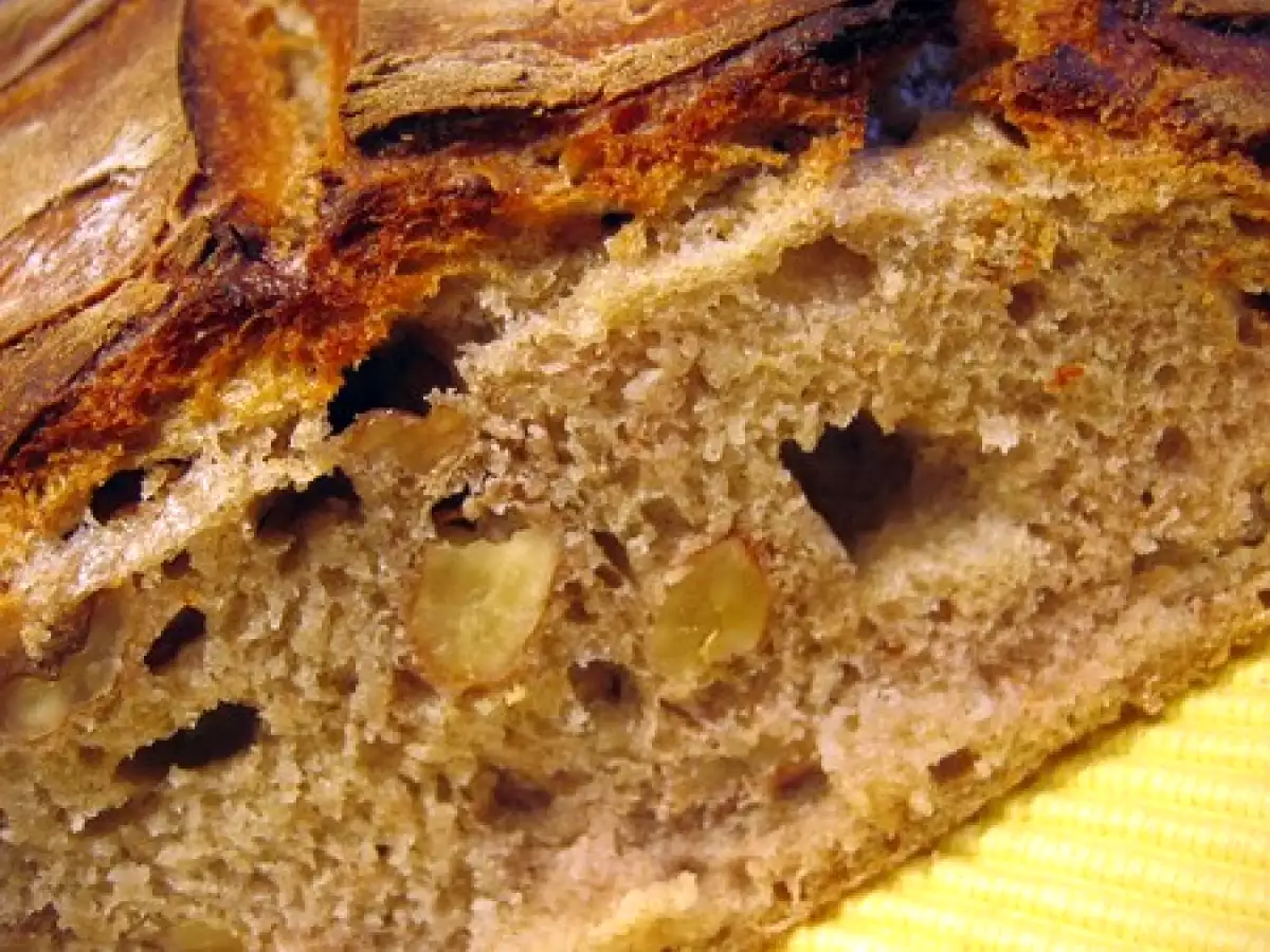 Recette Pain de seigle aux noix et noisettes