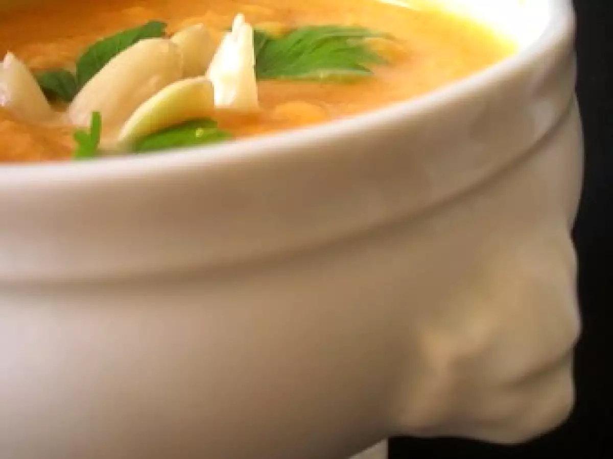Recette Velouté potiron, carottes, amandes