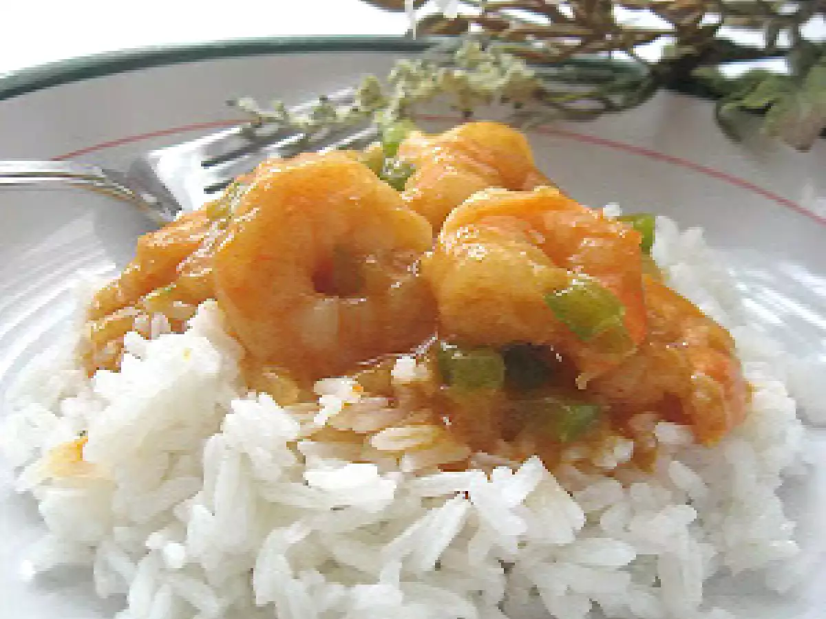 Recette Crevettes au lait de coco et au curry rouge