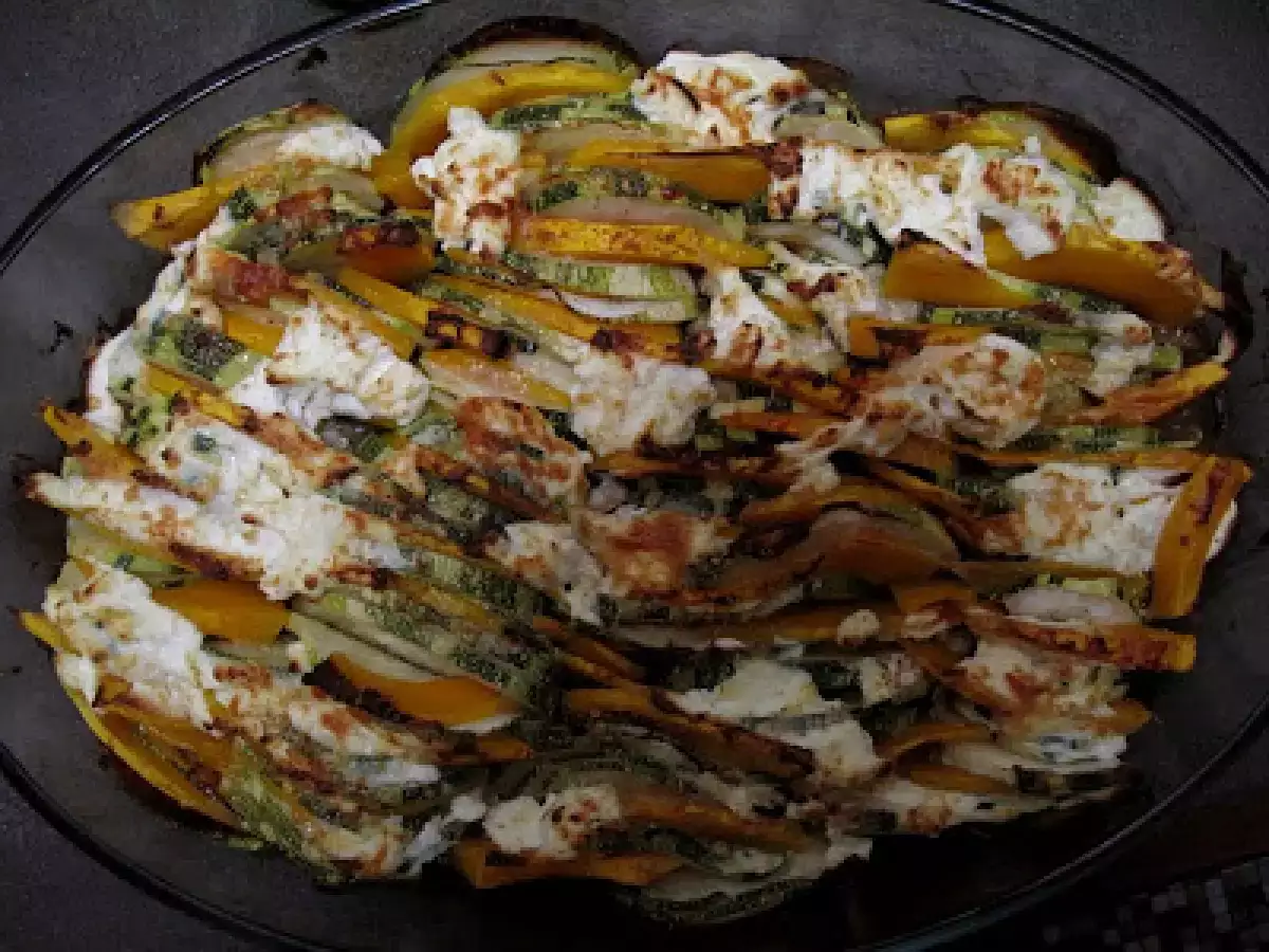Recette Le tian courgettes-potimarron
