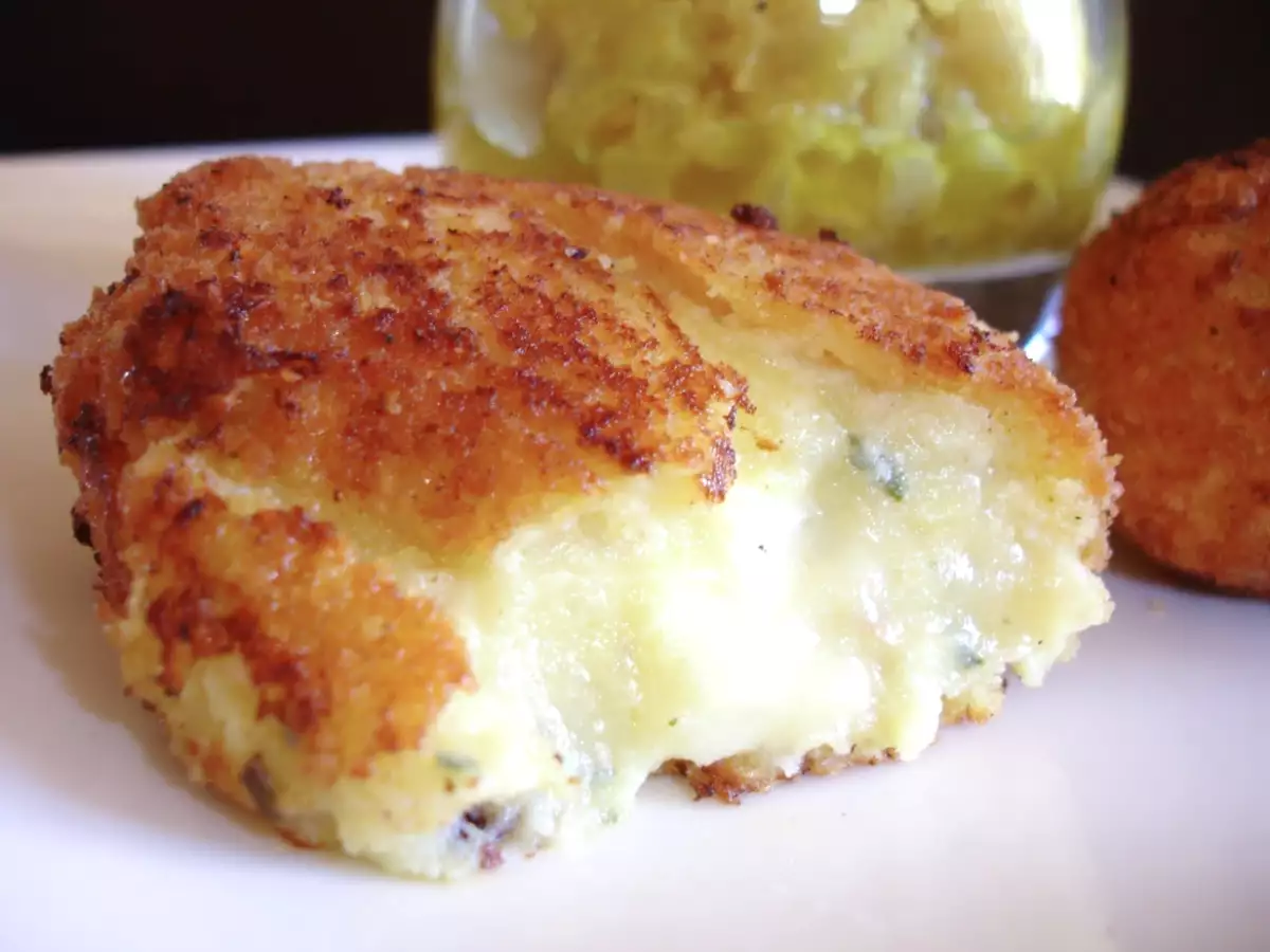 Recette Croquettes mozzarella et vinaigre au curry