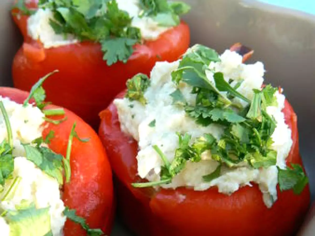 Recette Poivrons grillés farcis à la brandade