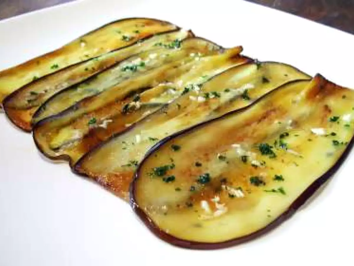 Recette Aubergines marinées...