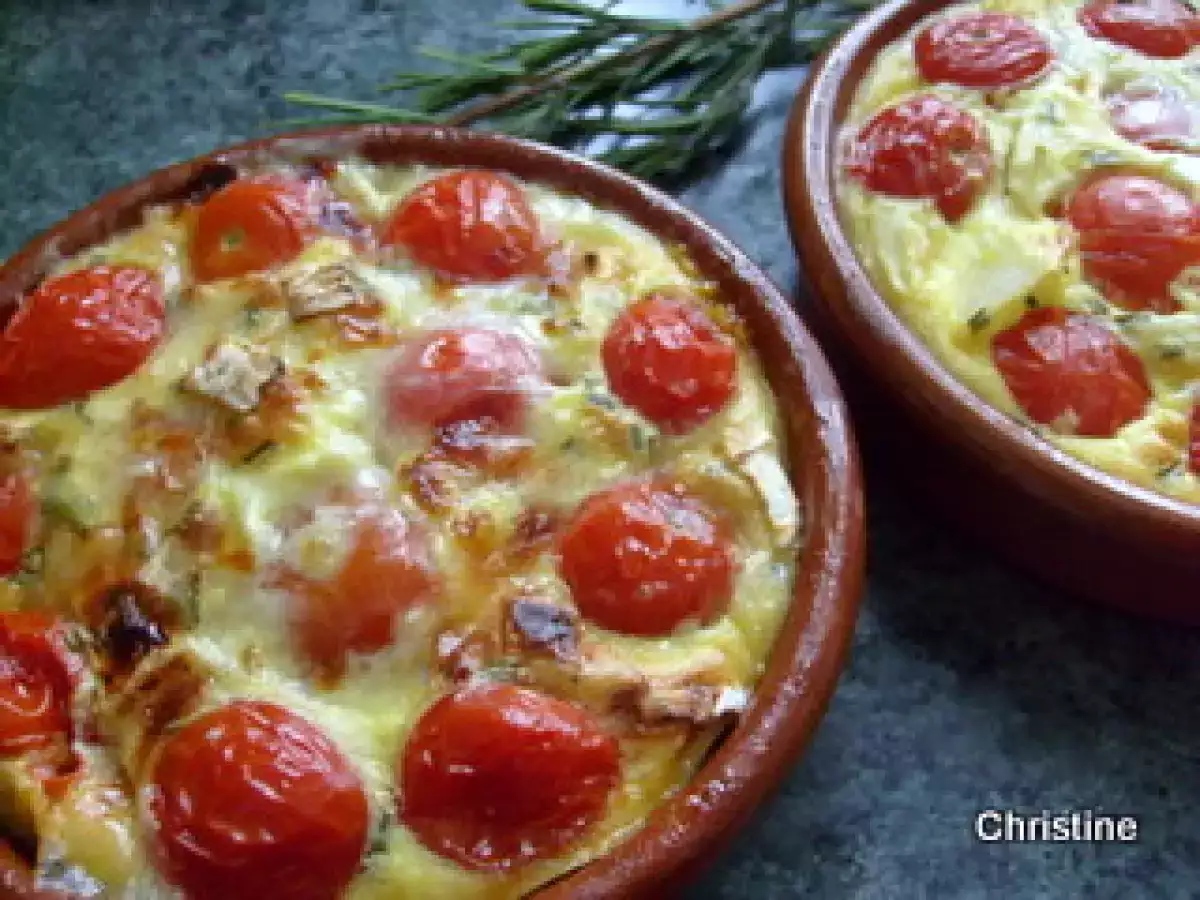 Recette Flan aux tomates cerises et romarin