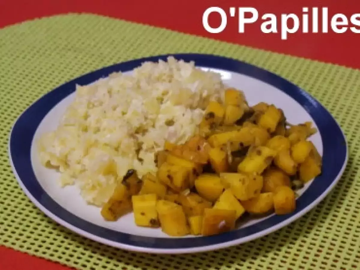 Recette Carottes au cumin et à l'oseille avec une purée de pommes de terre