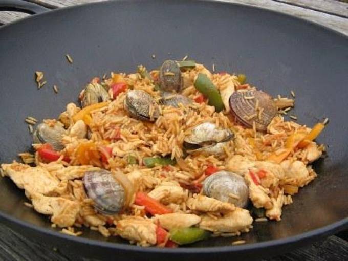 Paella Avec Riz 38 Recettes Sur Ptitchef