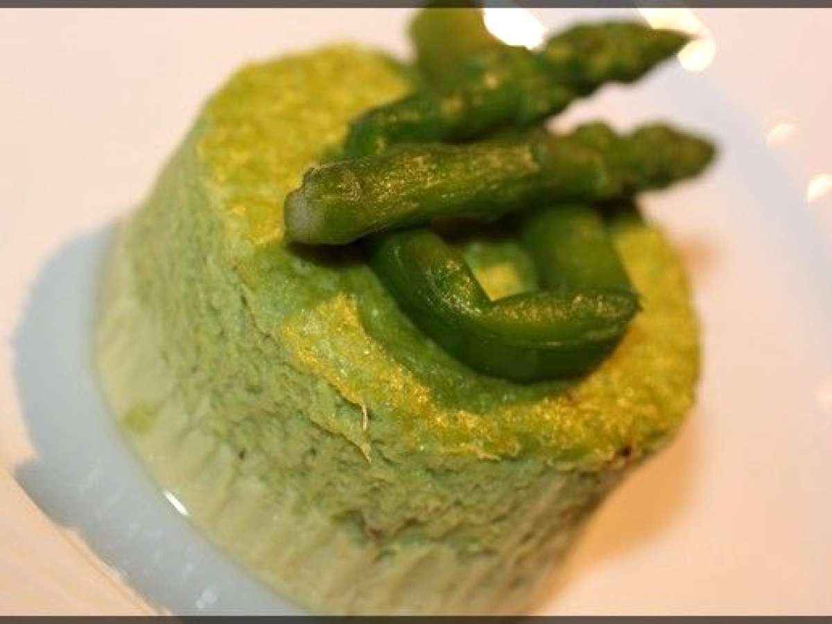 Flan d'asperges vertes façon annesophie pic, Recette Ptitchef