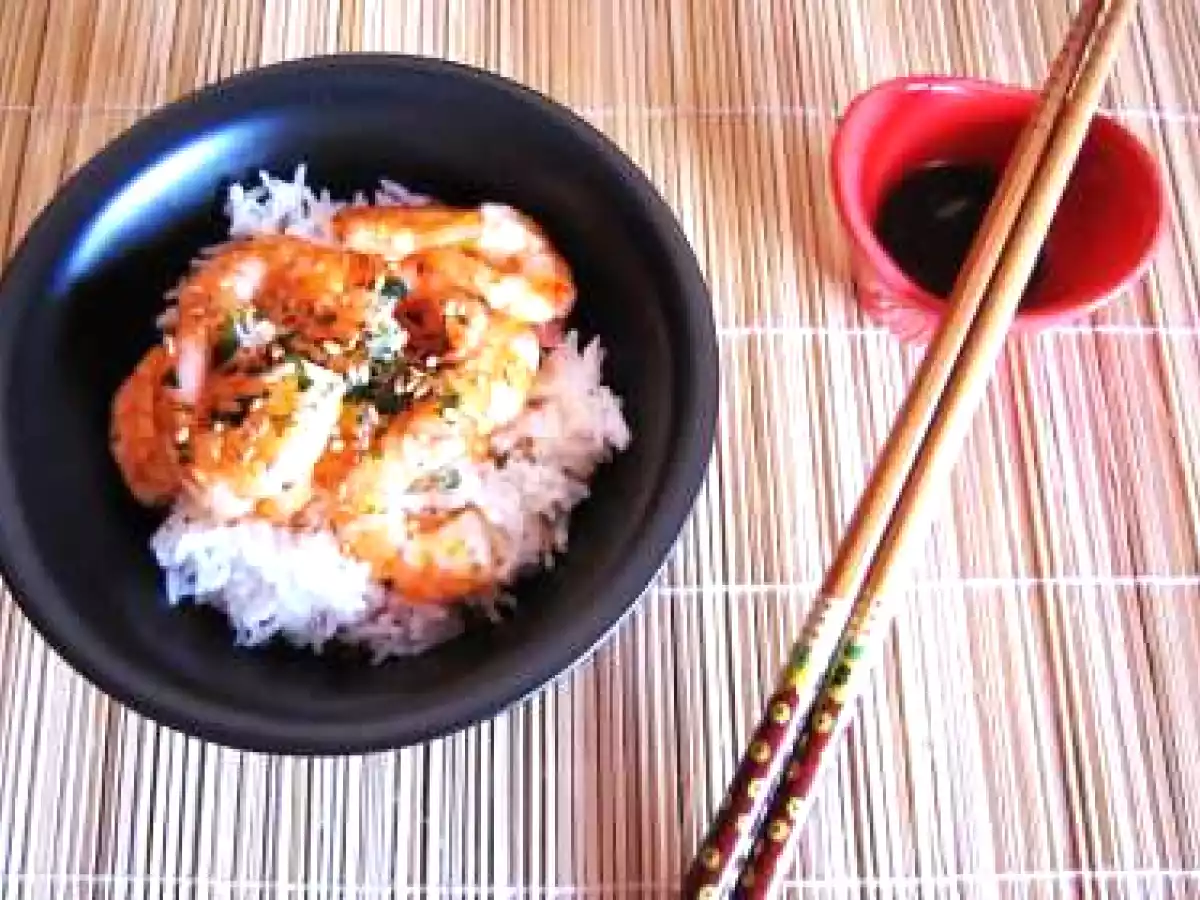 Recette Crevettes sautées ail et curry