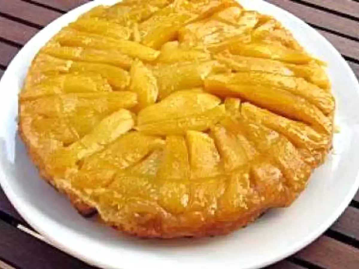 Recette Tarte renversée aux mangues
