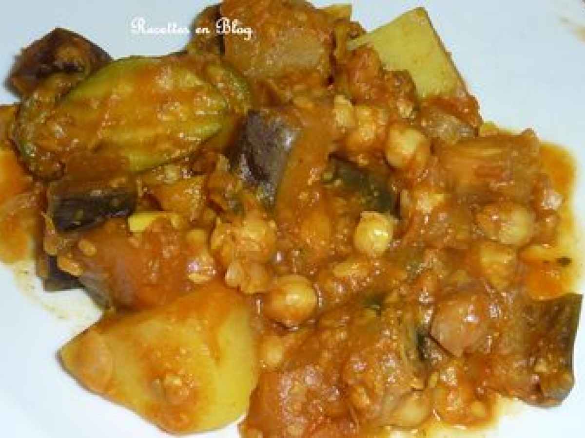 Tajine avec aubergine, courgette 13 recettes sur Ptitchef