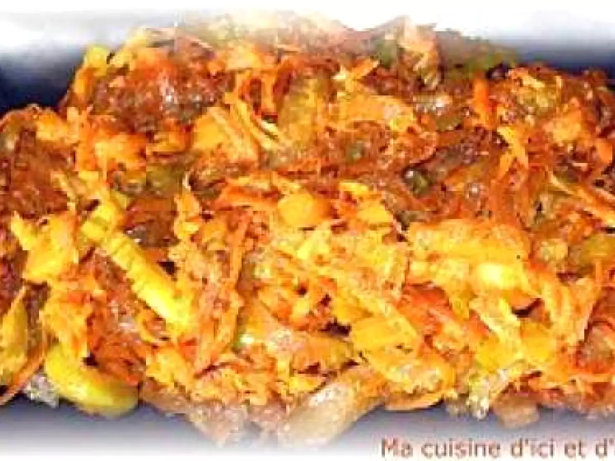 Recette Wok de courgettes, carottes et céleri