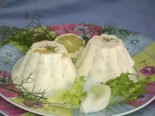 Recette Panna cotta au saumon fume et a l'aneth