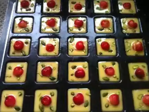 Recette Moelleux pistache cerises de christophe felder