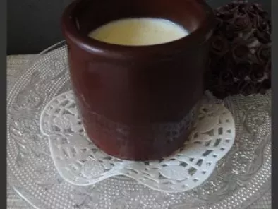 Recette Crème dessert au chocolat blanc, vanille et coco