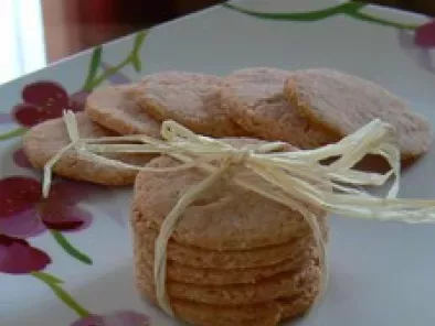 Recette Petits gâteaux secs aux biscuits roses