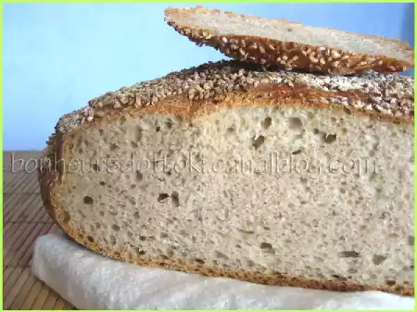 Recette Pain bis tout simple -farine t80-