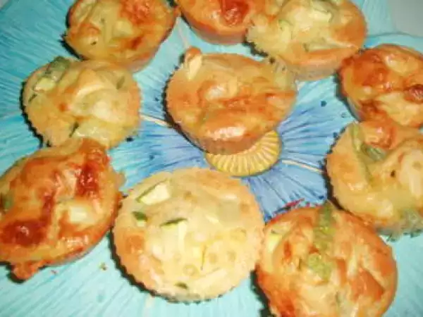 Recette Muffins aux courgettes et au maroilles