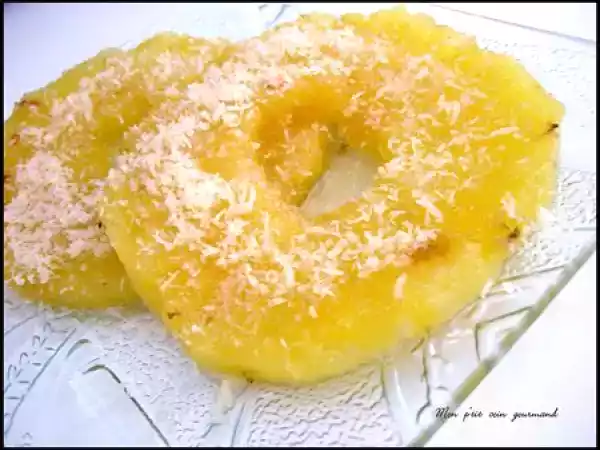 Recette Ananas grillé à la noix de coco de ww