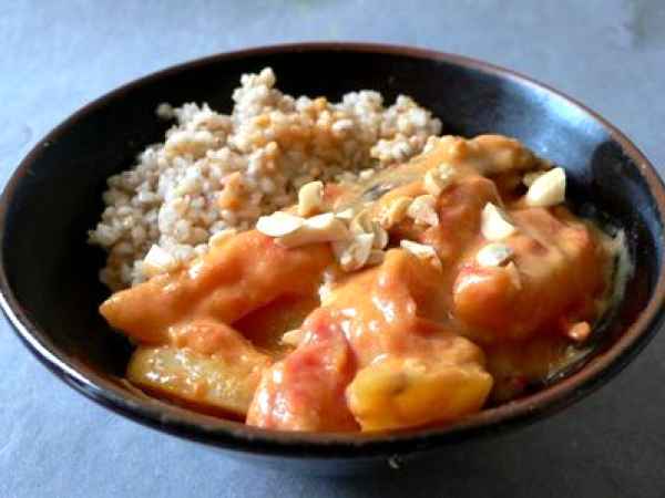 Mafé de boeuf - boeuf mijoté aux cacahuètes - Recette Ptitchef