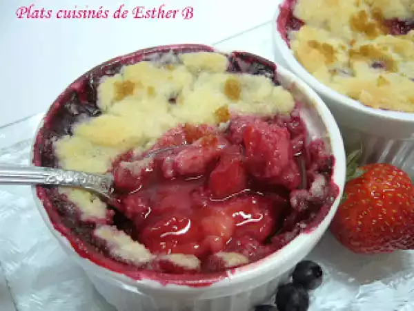 Recette Crumble aux petits fruits