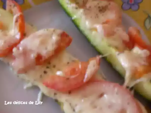 Recette Tranches de courgettes au four