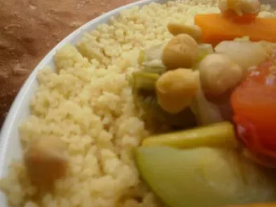 Recette Couscous aux légumes.