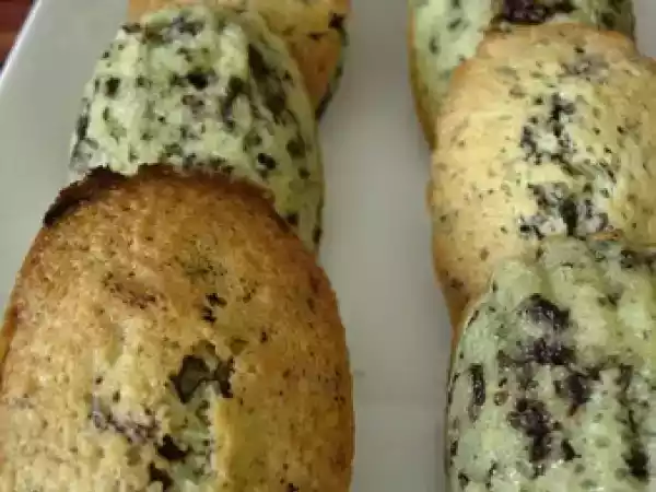 Recette Madeleines menthe-chocolat