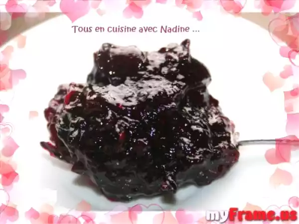 Recette Confiture de prunes et fleurs d'hibiscus