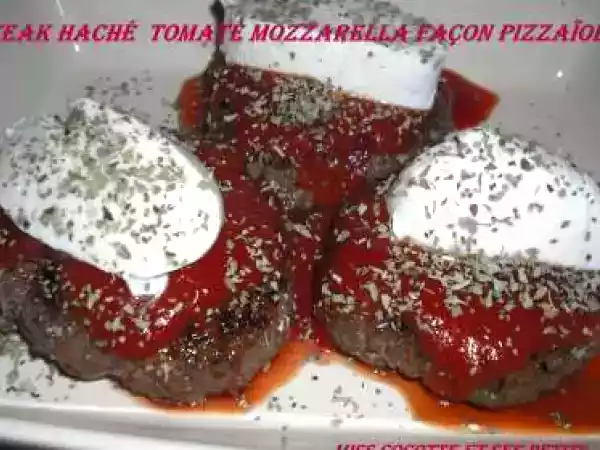 Recette Steak haché façon pizzaiolo