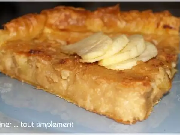 Recette Flan pâtissier spéculoos - pommes