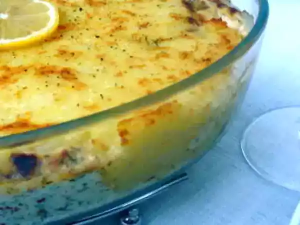 Recette Gratin de cabillaud & girolles