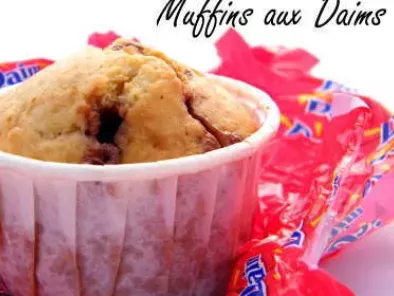 Recette Muffins aux daims