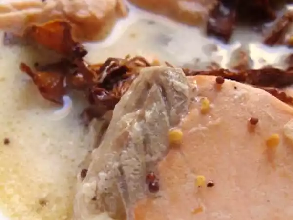 Recette Blanquette de saumon.