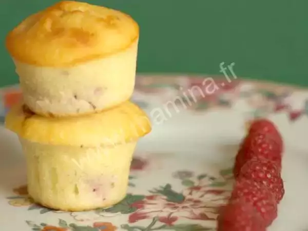 Recette Bouchées amandes framboises et citron
