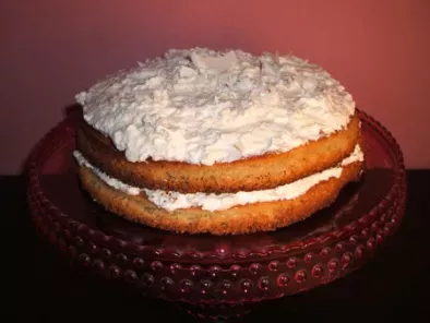 Recette Gâteau à l'orange & crème au chocolat blanc