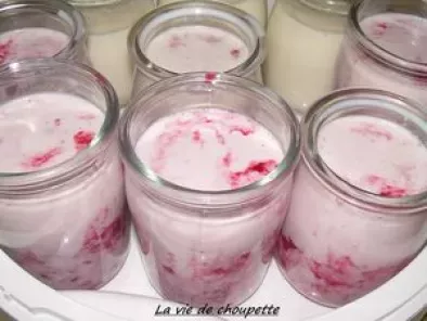 Recette Yaourts framboises