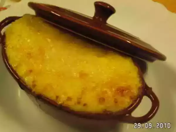 Recette Gratin de potiron/pommes de terre en mini cocotte