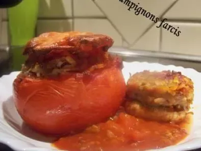 Recette Tomates et champignons farcis